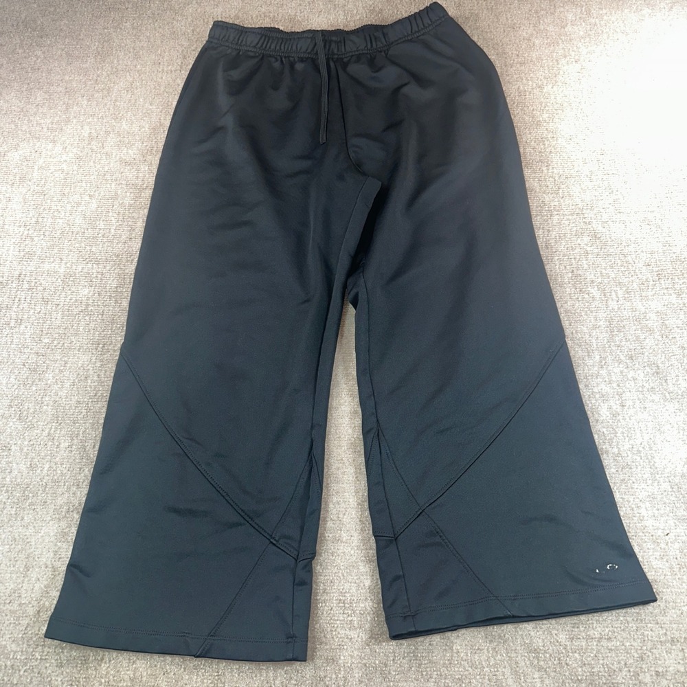 C9 by Champion Mens Black Wide Leg Cropped Athletic Capri Pants Size M